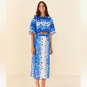 FARM Rio-Blue Flower two piece